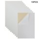 thumbnail image 5 of Moyic 10 piezas de hojas de terciopelo autoadhesivas, forro de caja de joyería, plantilla de tapicería de fieltro para cajón y Decoración del hogar Blanco, 5 of 6