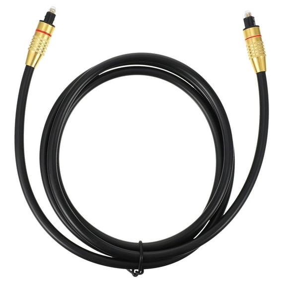 EeaseMX Cable de audio óptico de fibra óptica OD 6.0 de 1 pieza para amplificador de TV y cine en casa.