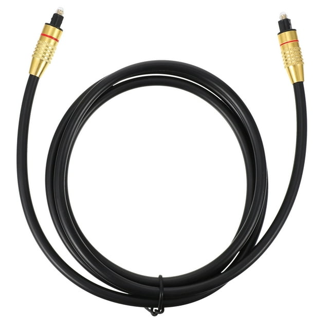 OULII Extended Optical Audio Cable 1Pc for Long Distance Connections in Home Entertainment with Alloy Build