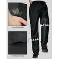 thumbnail image 5 of iCreek Men's Rain Pants Waterproof Cargo Pants Breathable Lightweight Over Pants Windproof Outdoor, 5 of 6