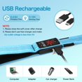 thumbnail image 3 of Correa LED para perro Weesiber con luz brillante, recargable por USB, 3 of 8