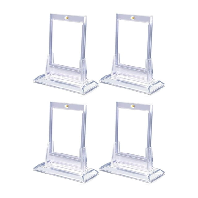 Portatarjetas Sharpla 35PT con soportes para tarjetas 4 Uds. fundas duras transparentes