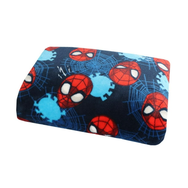 Plaid Spidey Marvel Pour Enfants 100x150cm - Polaire 100% Polyester 220GSM, Doux, Chaud, Léger