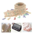 thumbnail image 4 of Bordado Floral Trim 36'' DIY Accs Almohada Borde Trim Para Coser A Mano D Sunnimix Ribete de flecos bordados, 4 of 8