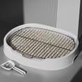 thumbnail image 4 of Dog Potty Tray, Easy To Clean Dog Training Toilet  for Small and Medium Dogs Grey,White, 4 of 7