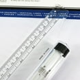 thumbnail image 4 of SagaSave Plastic Roll Parallel Ruler with Inch and Metric Drawing Parallel Ellipses Rolling Ruler Clear, 4 of 6
