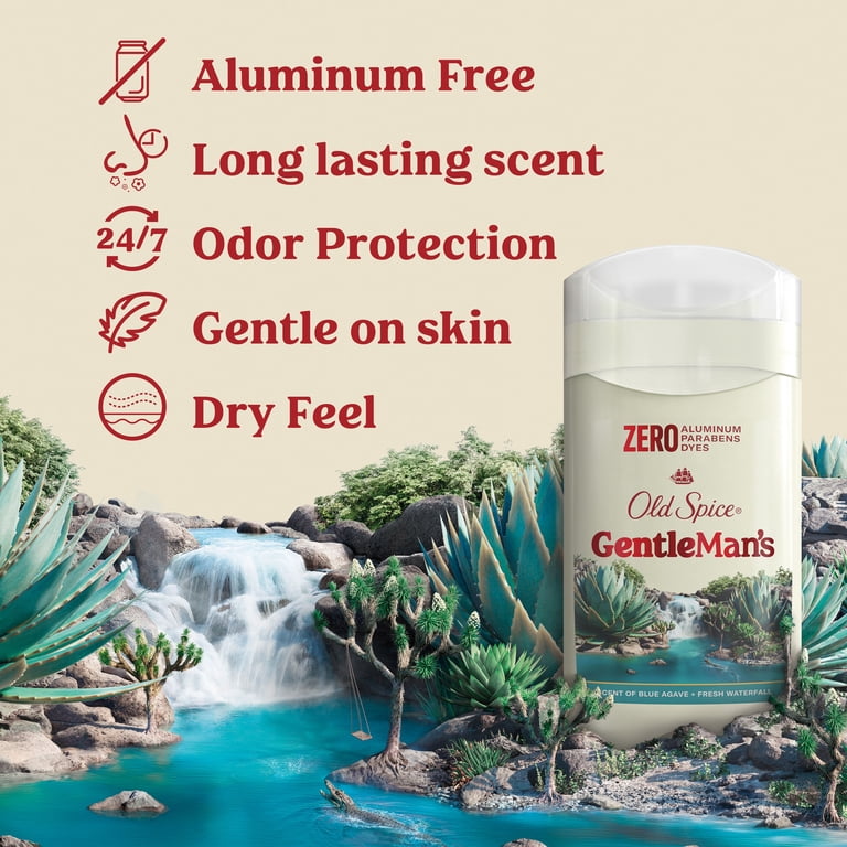 3 pack) Old Spice GentleMan's Collection Men's Deodorant Stick