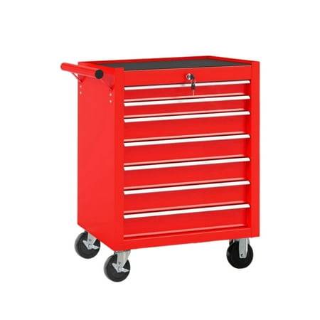 

Yesurprise Rolling Tool Chest with 7 Drawers Tool Box with Wheels Multifunctional Tool Cart Mechanic Tool Storage Cabinet for Garage Warehouse Workshop Repair Shop