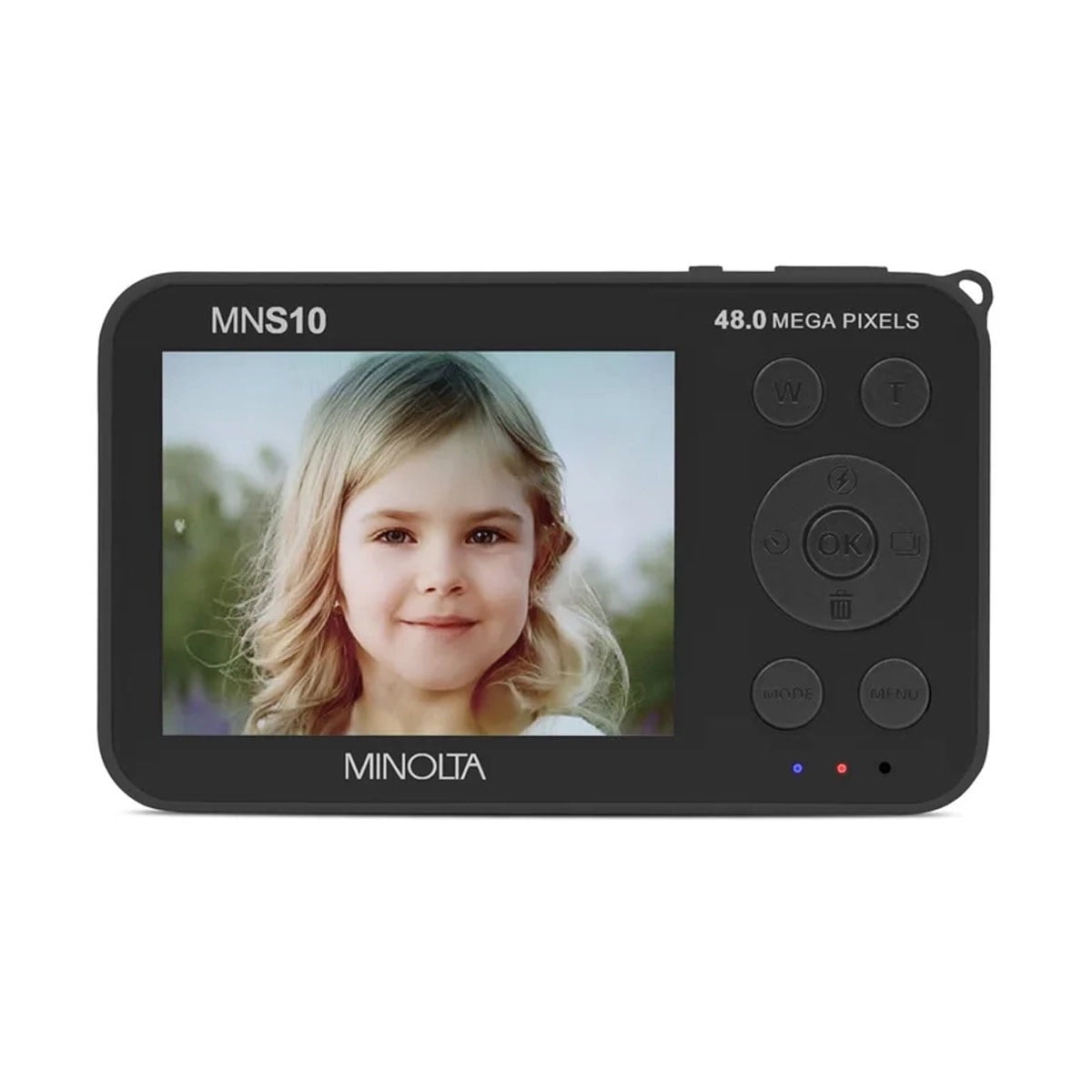 Minolta 48MP Digital Camera 4K Ultra Slim HD Video 2.9” IPS LCD Display - Black