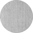 thumbnail image 1 of Ahgly Company Indoor Round Solid Gray Modern Area Rugs, 5' Round, 1 of 4