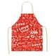 thumbnail image 2 of Xihbxyly Delantal de San Valentín con Estampado de Corazones, Imprescindible para La Cocina Familiar, Ropa de Trabajo Multiusos, Ideal para Hoteles y Restaurantes, de Lino Resistente, 68 X 55 Cm, Tal, 2 of 2