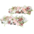 thumbnail image 5 of 2 piezas de arco de boda con flores colgantes, guirnalda de flores, fondo, guirnalda artificial Rosado, 5 of 5