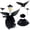 #16 Black, variant on Aoznliie Halloween Goose Outfit, Pumpkin Costume for Yard Porch, 23 inch Soft Non-Woven Goose Clothes for Garden, Orange