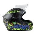thumbnail image 5 of Casco GHIRA GH1300 Kids Azul Verde Mate Rocket Travel Cerrado XS, 5 of 5