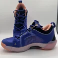 thumbnail image 3 of Ni - ke Air Jordan XXXVII Low Lapis Saturn Gold Black Mens Sz. 18 Shoes Sneakers New, 3 of 5