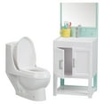 My Life As Bathroom Play Set for 18" Dolls, 17 Pieces