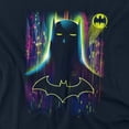 thumbnail image 2 of Batman Knight Lights Women's T Shirt, Navy, Small, 2 of 6