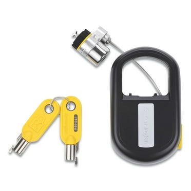 Kensington, KMW64538, Retractable Keyed Notebook Lock, 1, Black