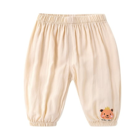 

Qufokar 2Pcs Jogger Pants for Baby Outfit No Choirboy Children Toddler Kids Baby Boys Girls Cute Cartoon Animals Pants Trousers Outfits Clothes