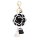 thumbnail image 1 of Llavero colgante en forma de flor Llavero de resina Bolsa Adorno colgante (Negro), 1 of 8