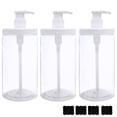 thumbnail image 1 of Dispensador de botellas con bomba Cosywell, plástico, 1000 ml (paquete de 3), 1 of 7