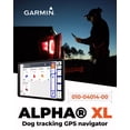 thumbnail image 5 of Garmin Alpha XL 10" Rugged Dog Tracking GPS Navigator – Tracks 20 Dogs – 010-03394-00 – UPC 753759352219, 5 of 6