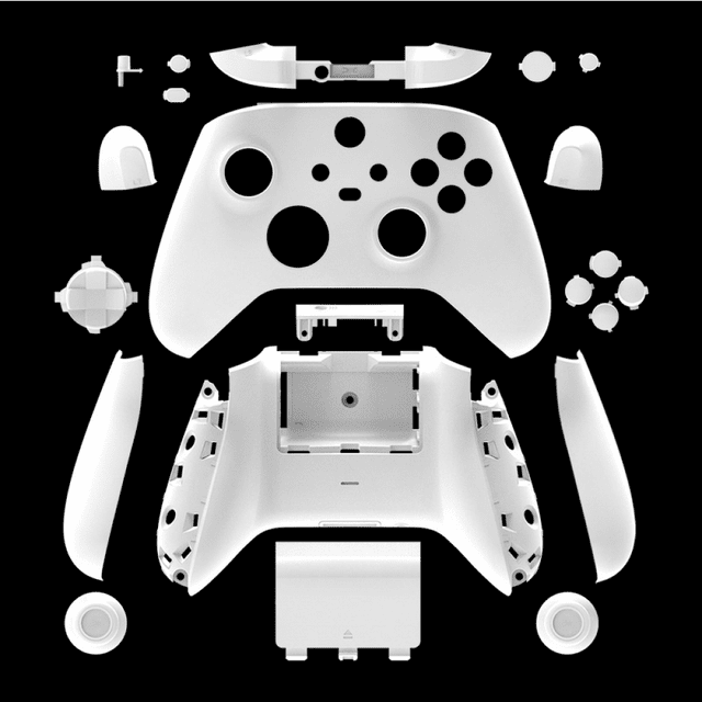 Electroplated Shell Replacement Kit for Xbox Series X/S Controller - Enhance Your Gaming Controller with a Stylish Makeover