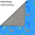 thumbnail image 6 of Naloa Colorful Snake Dish Drying Mat for Kitchen Counter, Heat Resistant Drainer Mats, Absorbent Draining Mat,Dish Rack Pad,16"x18", 6 of 8