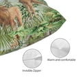 thumbnail image 5 of Salouo Watercolor African Animals Wildlife Pattern Pillow Cases,1PC Pillow Covers with Envelope Closure Decorative Pillow Case for Bed Couch,Pillows Not Included-16"x24", 5 of 6