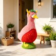 thumbnail image 5 of Sruoe Highlands Cattle Porch Goose Outfits, 23 Inch Porch Goose Clothes, Goose Clothes Dress, Duck Sculpture Clothes for Lawn Statue Cement Statue Yard Patio Party Decoration, 5 of 6