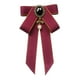 thumbnail image 4 of Broche de pajarita, corbata de lazo preatada, broche de corbata a la moda para mujer, Pin Bowknot Rojo púrpura, 4 of 8