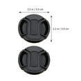 thumbnail image 4 of 4Pcs Center-Pinch Camera Lens Cover Protectors Snap Cover 55mm, 4 of 6