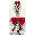 thumbnail image 5 of 17.7 In Christmas Wreath - Cedar Wreath for Front Door, with Ball & Berries & Snowflake, Winter Wreath, Christmas Decoration for Wall Door, 5 of 14