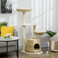 Cat Tree with With Hanging Balls 47 Inches Multi level Cat Tower