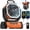 Orange, variant on Camping Fan - 20000mAh Battery Powered Fan Rechargeable with LED Lantern - Portable Outdoor Tent Fans with Hanging Hook 4 Speeds Wind Remote Control, Black