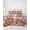 Amber, Orange, Copper, variant on Quilts Twin XL Size, Slate Blue Monstera Soft Comforter Bedding Set for Bed, Palm Tree Leaf Boho Botanical Tropical Lightweight Quilted Bedspread with Pillow Cover(2 Pieces) All Season, 68x98 Inch