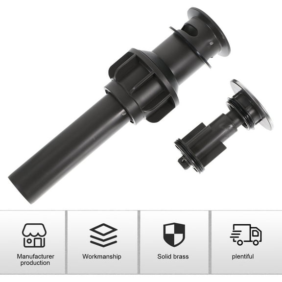 PAMINGONO 1Pcs Modern Design Round Up Drain With Overflow For Bathroom Washbasins 9.4X2.2in