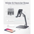 thumbnail image 3 of Soporte para iPad Elitehood de aluminio ajustable gris, 3 of 7