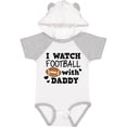 thumbnail image 3 of Inktastic I Watch Football with My Daddy Boys or Girls Baby Bodysuit, 3 of 5