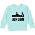 thumbnail image 2 of Inktastic London England City Skyline with Grunge Toddler Sweatshirt, 2 of 4