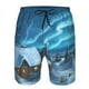 thumbnail image 3 of Balery Mountain Cottage In Snow Traje de Baño Estilo Hawaiano para Hombre, Shorts de Secado Rápido con Bolsillos-XX-Large, 3 of 6