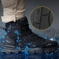 thumbnail image 2 of DianSen Mens Work Boots Steel Toe Safety Shoes Hammerproof Anti-Puncture Canvas Combat Boots, 2 of 10