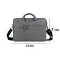 thumbnail image 2 of Bolso del ordenador portátil caja de la manga del ordenador de 15,6 pulgadas con la correa para el hombro, cartera impermeable con la manija, 2 of 5