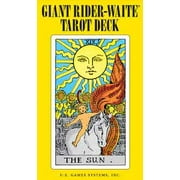 Tarot Cards Traditional Giant Rider-Waite Deck 1909 Design Large Card Format Great For Laying Out 4" x 6 1/2" Fortune Telling Tool by Pamela Colman Smith