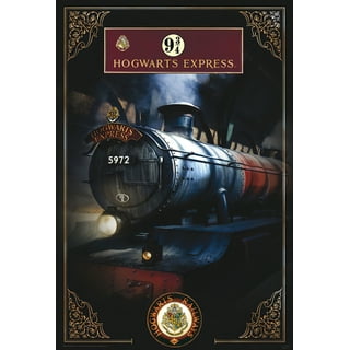 Vintage poster Harry Potter Hogwarts Express Diagon Alley Hogsmeade Kr –  Hometex