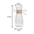 thumbnail image 3 of Glass Vases Transparent Water Hydroponics Flower Rope Dry Flower Vase Living Room Table Decoration;Glass Vases Transparent Water Hydroponics Flower Rope Dry Flower Vase, 3 of 9
