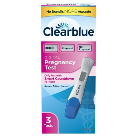 Clearblue ® Digital Pregnancy Test with Smart Countdown, 3 Count