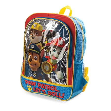 Paw Patrol Let's Roll Large 16 Inch Backpack