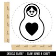 thumbnail image 2 of Matryoshka Babushka Russian Nesting Stacking Doll Rubber Stamp for Scrapbooking Crafting Stamping - Large 1-1/4 Inch, 2 of 7