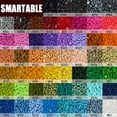 thumbnail image 4 of Round Plate 1x1 Building Block Parts Brick Mosaic Maker Toys Pixel Art Remix Painting 53+ Colors Compatible 4073/6141 930pcs/Lot Light Aqua, 4 of 6
